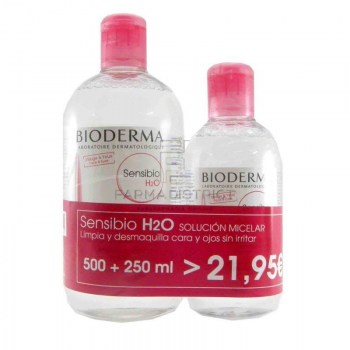 bioderma sensibio h2o 500 ml 250 ml