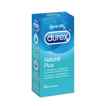 durex natural plus 6 preservativos