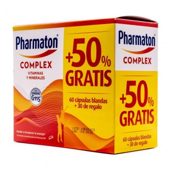 pharmaton complex 60 30 capsulas