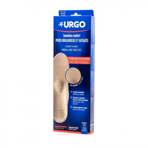 urgo confort plantillas talla 3638