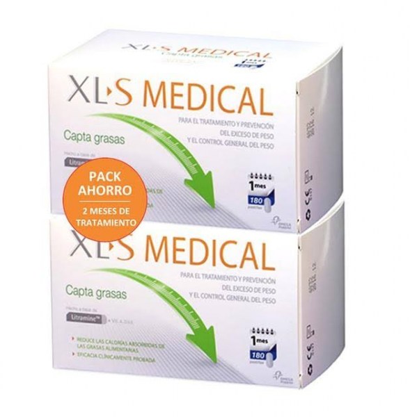 xls medical captagrasas 180 comprimidos
