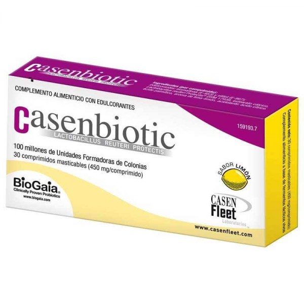 casenbiotic sabor limon 30 comprimidos