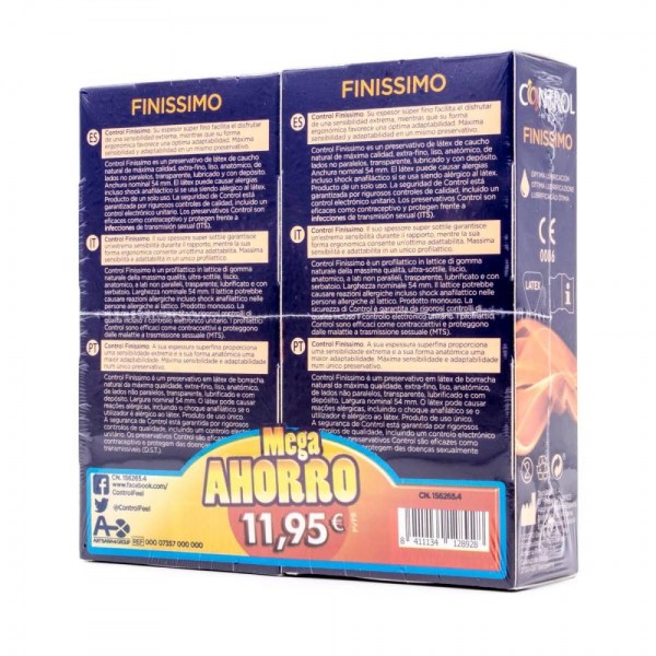 control duplo preservativos finissimo
