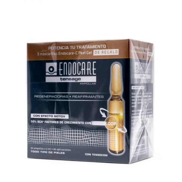 endocare tensage 20 ampollas