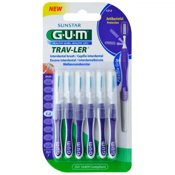 gum cepillo interdental trav ler 12 mm