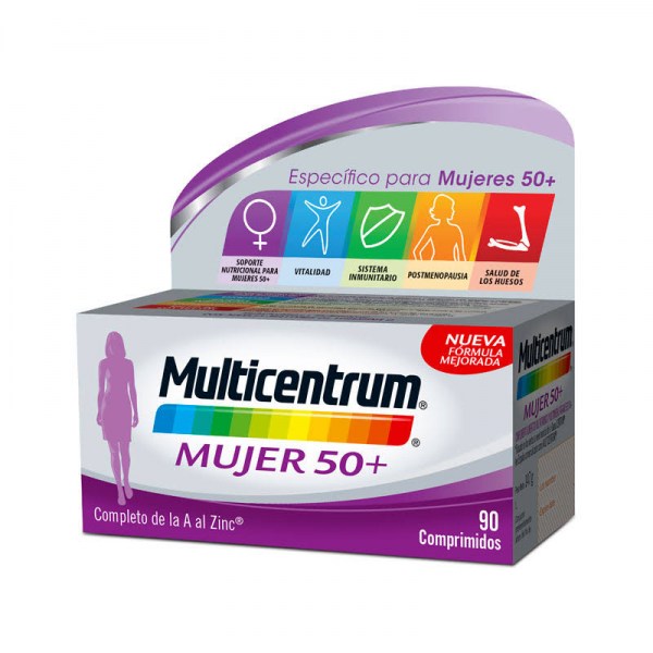 multicentrum 90 comprimidos mujer 50
