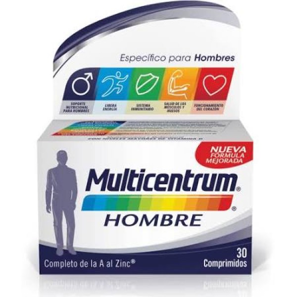 multicentrum hombre 30 comprimidos