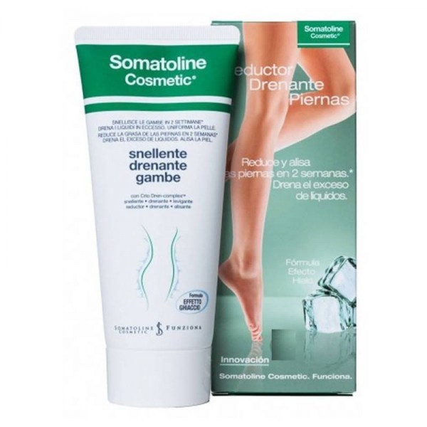 somatoline drenante reductor piernas 200 ml