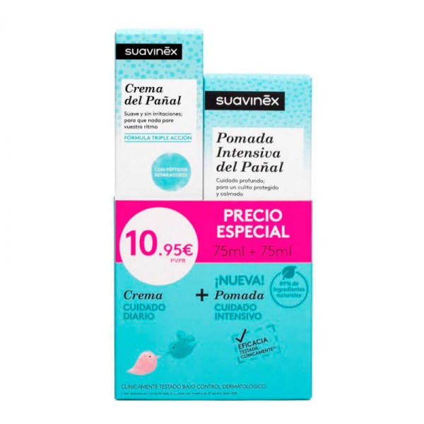 suavinex pack crema panal 75 ml pomada intensiva 75 ml